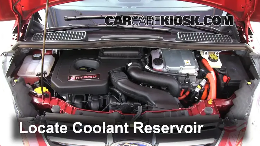 2013 Ford C-Max Hybrid SEL 2.0L 4 Cyl. Coolant (Antifreeze) Add Coolant